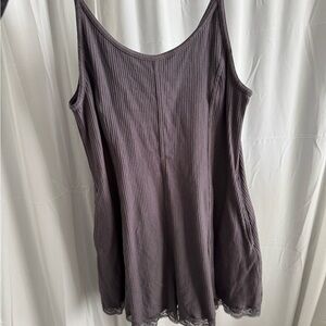 grey free people romper